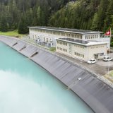 La centrale hydroélectrique de Mottec située en Anniviers a été modernisée. Cinq ans de travaux ont été nécessaires. KEYSTONE/CYRIL ZINGARO